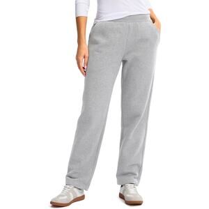 New Size XL Straight Leg Fleece Lined Sweatpants with Pockets and Drawstring